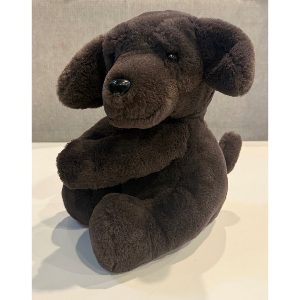 FAO Schwarz Chocolate Brown Lab Puppy Plush‎ Stuffed Animal 9 Inch 34550A24282